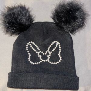 Minnie Mouse ear beanie
